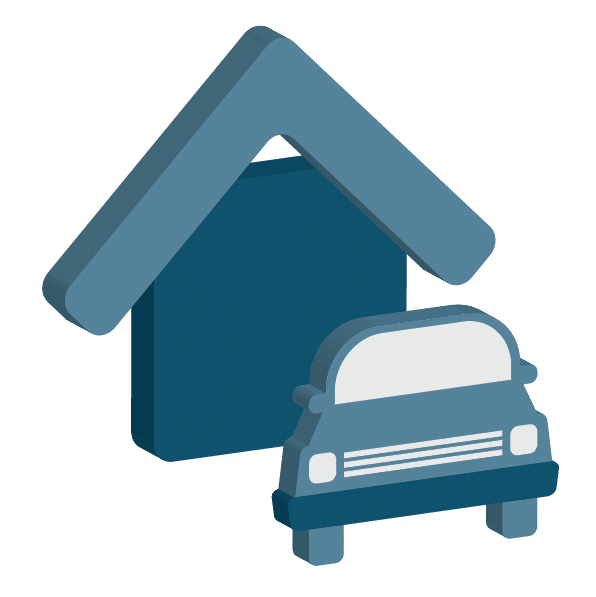 Personal Insurance Shield graphic indicating home, auto, and personal insurance protection options.
