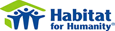 habitat-for-humanity-logo Habitat for Humanity logo featuring stylised figures and a green roof, representing community support and home building initiatives relevant to Christian values and financial assistance for schools.