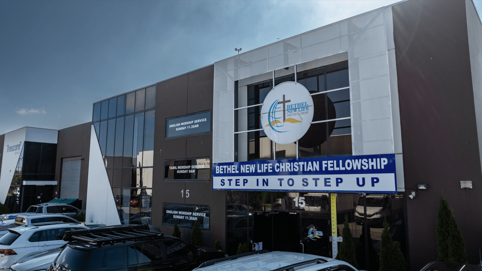 New Life Bethel worship building showing modern commercial mortgage terms.